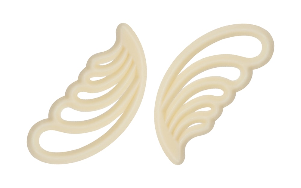 Filigrán Belle biely - Pierka 54 mm - cca 440 ks -