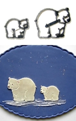 Patchwork vykrajovač Polar Bears (Ľadové medvede) - Patchwork Cutters