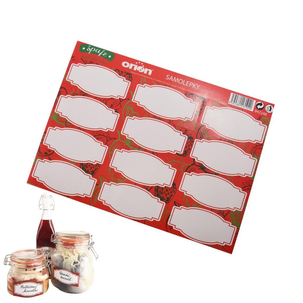 Samolepky Špajza prázdne 12 - ORION