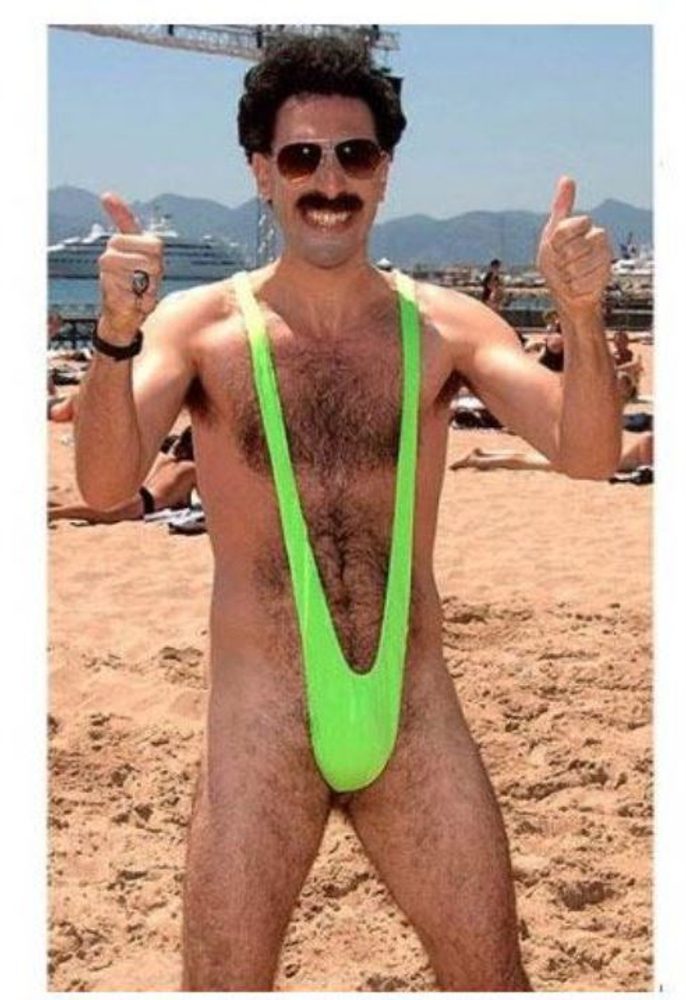 Silné plavky Mankini BORAT - DIVJA