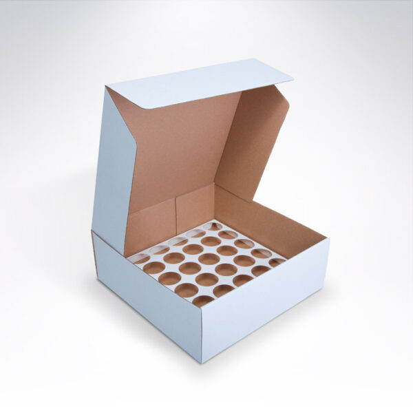 Krabica na muffiny 36 kusov biela