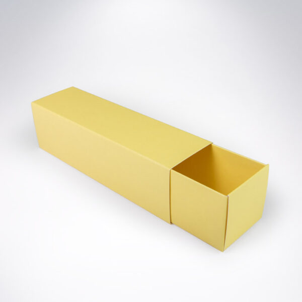 Krabička na makarónky Yellow 160x52x52