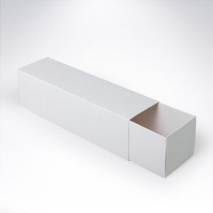 Krabička na makarónky biela 160x52x52