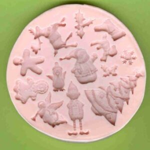 Silikónová forma - vianočná sada 1